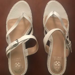 Vince Camuto White Sandals